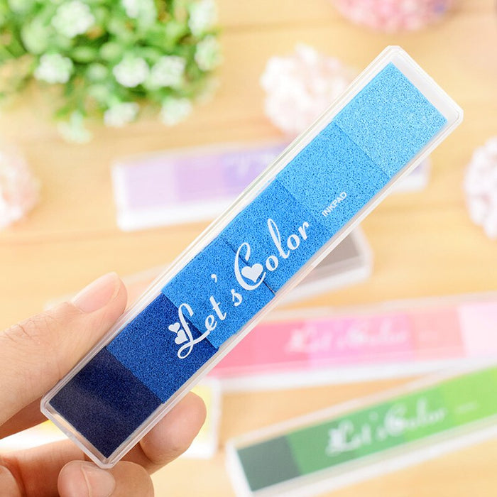 "Let's Color" Gradient Stamp Ink Pad Set (6 sets)