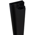 135 Degrees corner post semi frameless pool fence post, Aluminium, 5800mm long, - Image 2