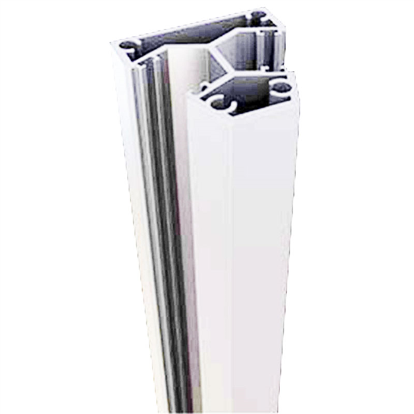 135 Degrees corner post semi frameless pool fence post, Aluminium, 5800mm long, - Image 4
