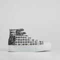Zapatilla alta cuadros plataforma OH GIRL