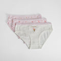 Pack de 3x braguitas flamencos niña