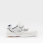 Tenis básico School blanco y azul marino de JOMA