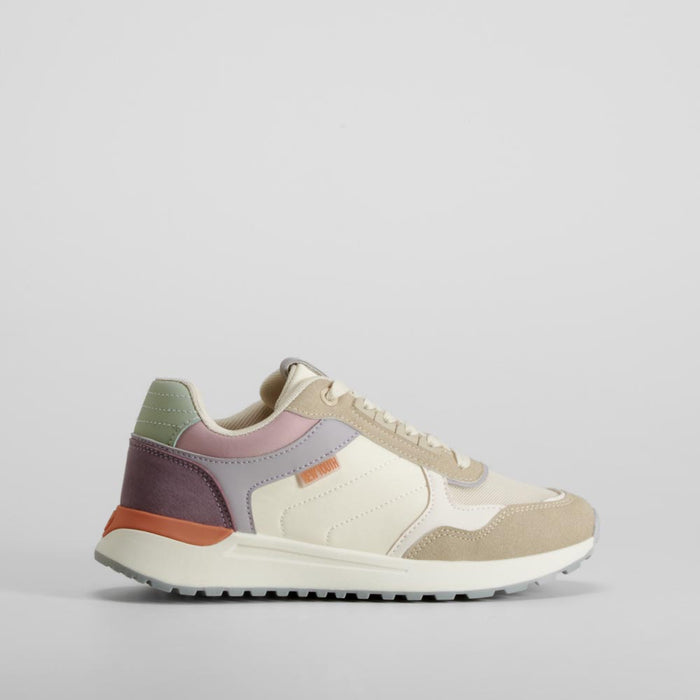 Zapatilla casual multicolor y beige NYC