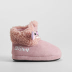 Zapatilla casa bota rosa STITCH