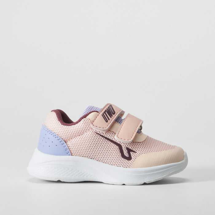 Deportiva rosa con velcro bebé UTWO