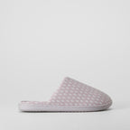 Zapatilla de casa estampada morada OLYNE