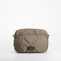 Bolso bandolera acolchado cruzado marrón NYC