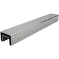 30 x 21mm Nanorail Deluxe - Suits Glass Up To 15mm Thick - Satin, Handrail - Image 1