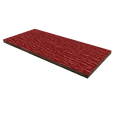 3/8in Textured Fiberglass (FRP) Laminate - Red