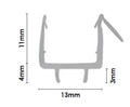 3mm PVC under door water seal - Image 1