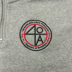 40 Acres Quarter Zip Sweatshirt Grey – Official Spike Lee 40 Acres Apparel