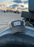 406 area code Washed Black Ball cap