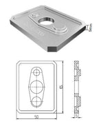 5mm height adjustment packer for top fix spigot - Image 1