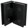 90 Degrees , Black, Frameless Shower Screen Hinge - Image 1
