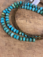Reno magnesite Turquoise necklace