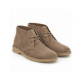 Taupe Two-Eyelet Chukka Boots