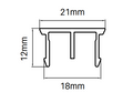 Aluminium Post infill for semi frameless pool fence posts - Image 8