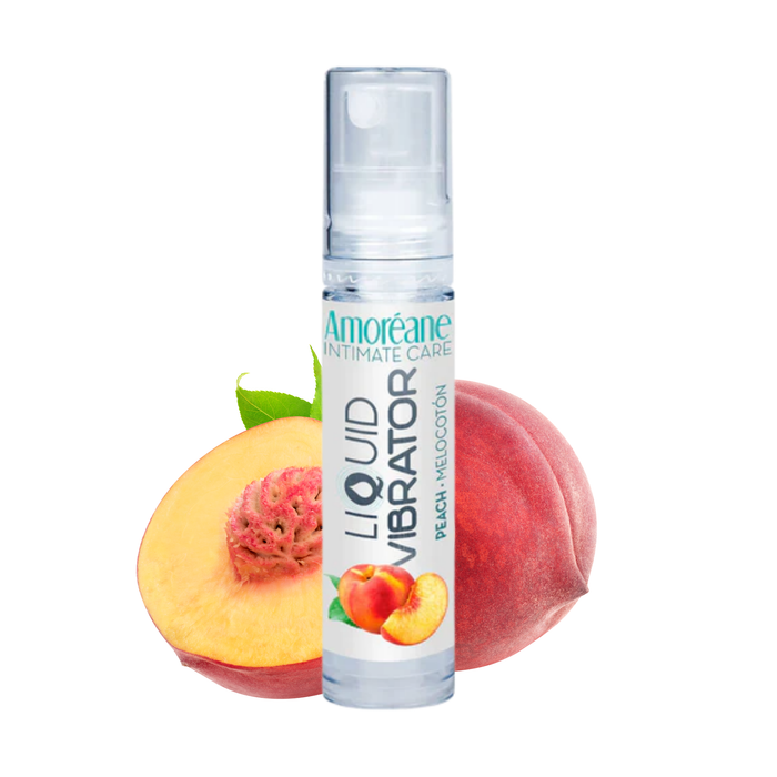 Amoreane Liquid Vibrator Peach 0.33 fl.oz