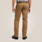 Ariat Mens Rebar M7 Slim DuraStretch Made Tough Straight Trousers - Field Khaki