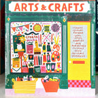 Art Shop Die Cut Card | The Printed Peanut Homeware & Stationery