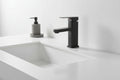 Basin Mixer - Square Series Black
