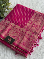 Bhutta weaving crepe Georgette Saree