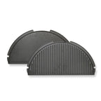 Big Green Egg Large Half Moon Cast Iron Plancha Griddle