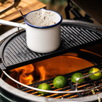 Big Green Egg XL Half Moon Cast Iron Plancha Griddle