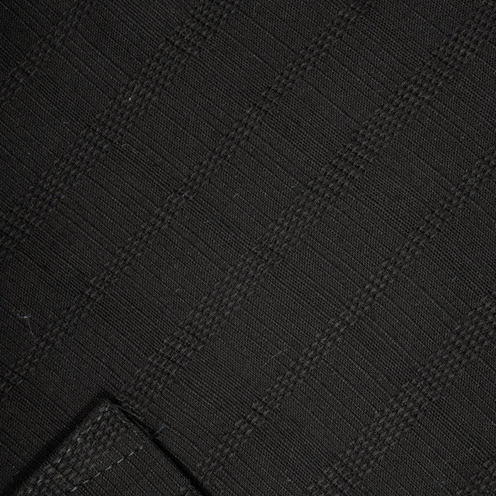 Black Colour Vertical Stripe Textured Jacquard Shirt for Men - Punekar Cotton