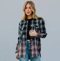 Black & White Plaid Flannel