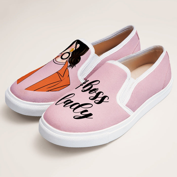 Boss Lady Slipons - The Quirky Naari