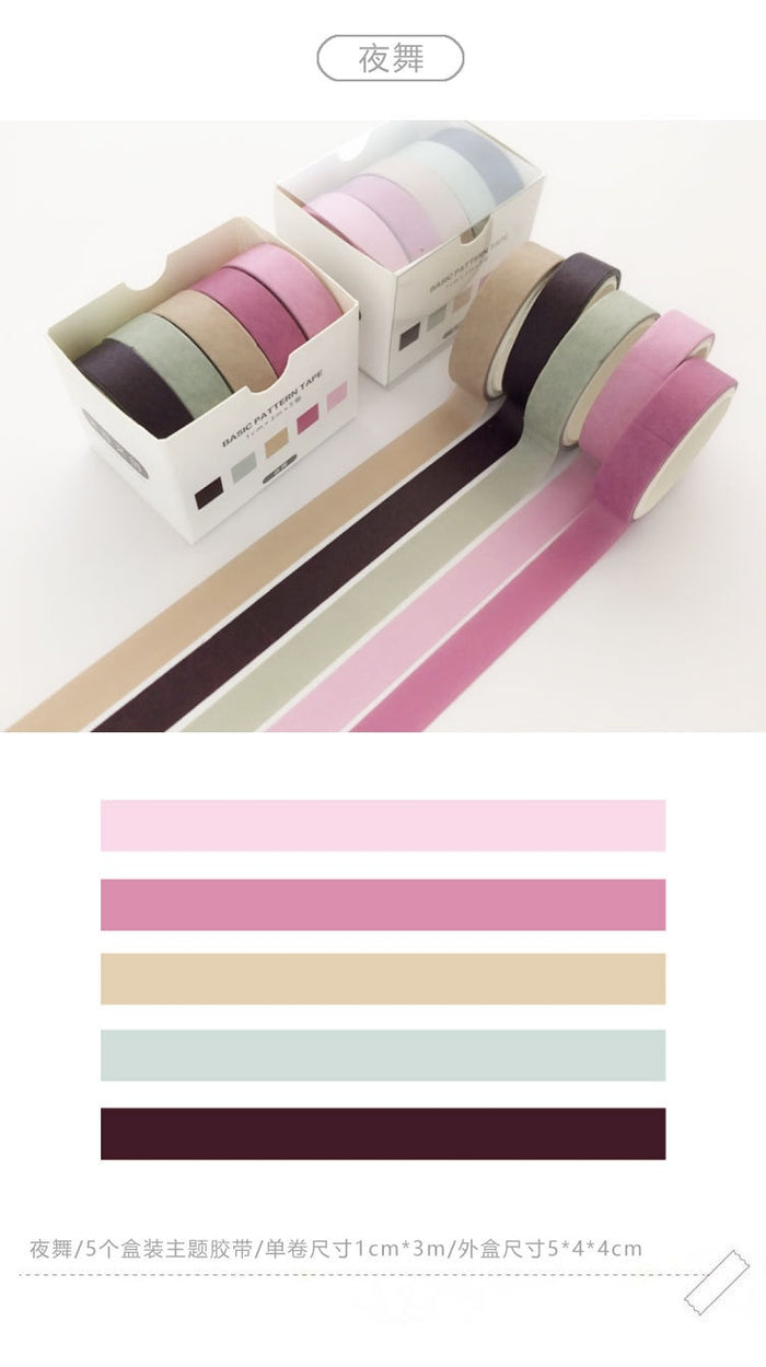 Bright Nature Washi Tape Sets - Deluxe Edition