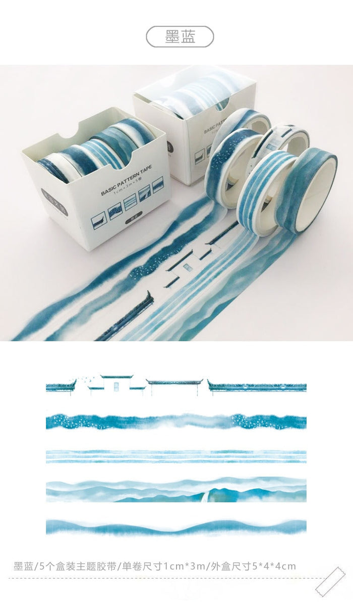 Bright Nature Washi Tape Sets - Deluxe Edition