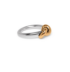 Brighton - Interlok Single Knot Two-Tone Ring