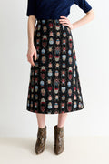 Buffy Beetlejuice Jacquard Midi Skirt – Multicoloured - Bascora