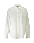 Calvin Klein Bianco Cotton Woman Shirt