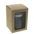 Candela Metro - KNOB Lid - Gift Box - Large - NATURAL - WINDOW