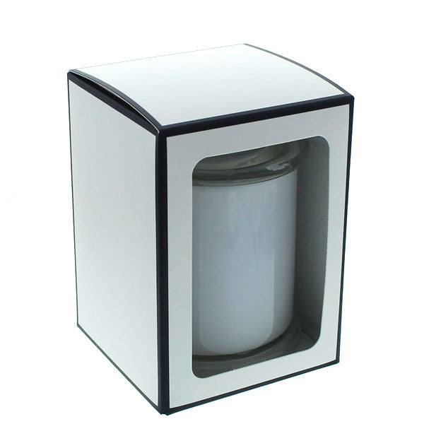 Candela Metro - KNOB Lid - Gift Box - X-Large - WHITE/BLACK - WINDOW