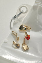 Charm Colourful Heart Pendant - Pilgrim