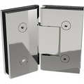 Chrome 135 Degrees glass to glass hinge Frameless shower screen hinge - Image 1