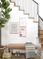 Typography poster by Opposite Wall with quote "Classy and fabulous" - Lifestyle Trio - Entryway