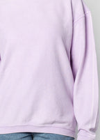 Clemson Tigers Women's Clubhouse Original Corded Crew in Lilac