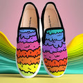 Color Melting Slipons - The Quirky Naari