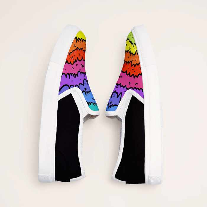 Color Melting Slipons - The Quirky Naari