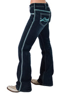 Cowgirl Tuff Turquoise DFMI Dark Jeans