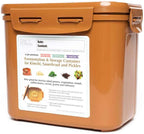 Crazy Korean Cooking Brining Fermentation, Kimchi Container - 3.4 litre (0.9 US Gal)