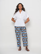 Cropped Cotton Pants
