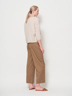 Cropped Cotton Pants
