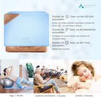 Cube Light Wood Essential Oil Diffuser - Asakuki