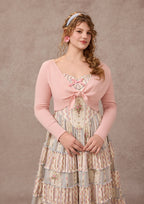 Curve&Plus Strawberry Farm Knit Cardigan（Pink）